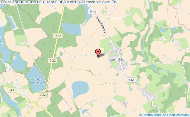 plan association Association De Chasse Des Martins Saint-Éloi