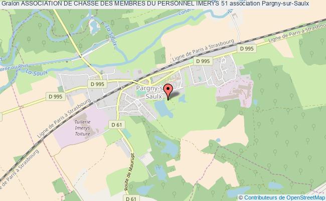 plan association Association De Chasse Des Membres Du Personnel Imerys 51 Pargny-sur-Saulx