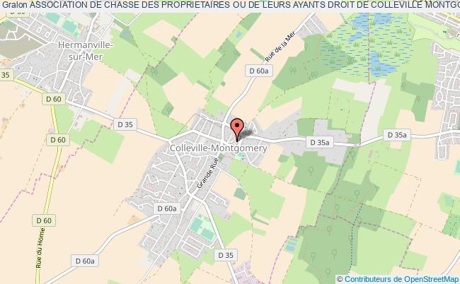 ASSOCIATION DE CHASSE DES PROPRIETAIRES OU DE LEURS AYANTS DROIT DE COLLEVILLE MONTGOMERY