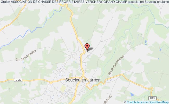 plan association Association De Chasse Des Proprietaires Verchery Grand Champ Soucieu-en-Jarrest