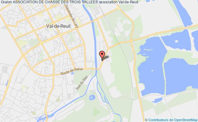 plan association Association De Chasse Des Trois Vallees Val-de-Reuil