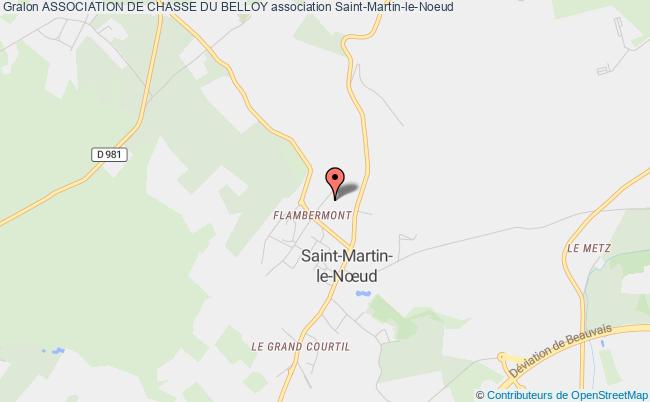 plan association Association De Chasse Du Belloy Saint-Martin-le-Noeud