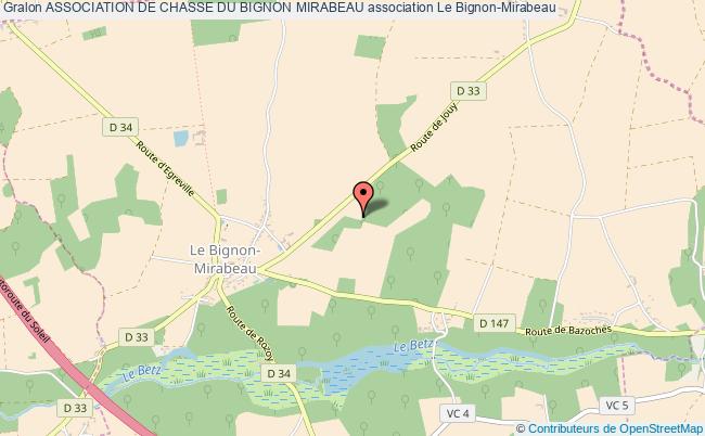 ASSOCIATION DE CHASSE DU BIGNON MIRABEAU