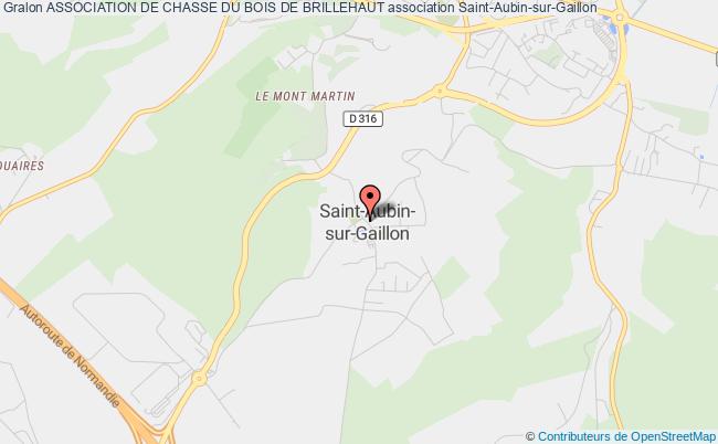 plan association Association De Chasse Du Bois De Brillehaut Saint-Aubin-sur-Gaillon