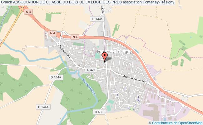 plan association Association De Chasse Du Bois De La Loge Des PrÉs Fontenay-Trésigny