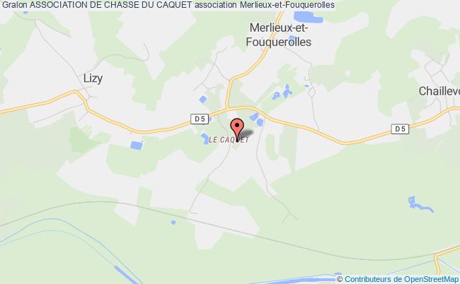 plan association Association De Chasse Du Caquet Merlieux-et-Fouquerolles