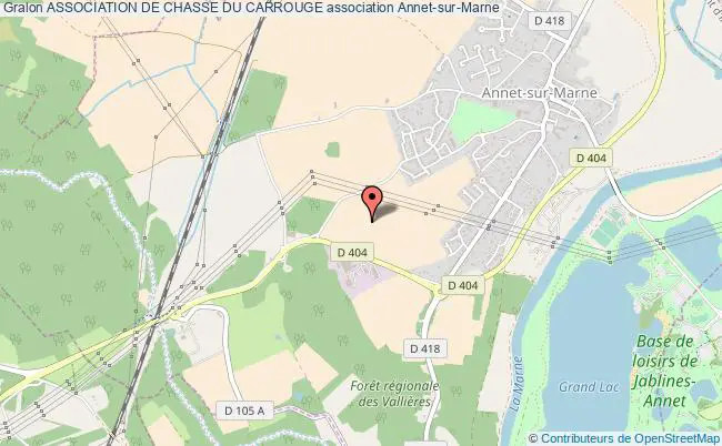 plan association Association De Chasse Du Carrouge Annet-sur-Marne
