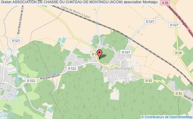 plan association Association De Chasse Du Chateau De Montaigu (accm) Montaigu