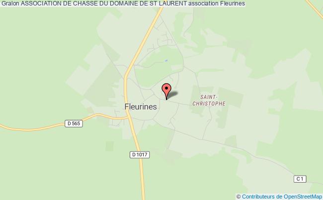 plan association Association De Chasse Du Domaine De St Laurent Fleurines