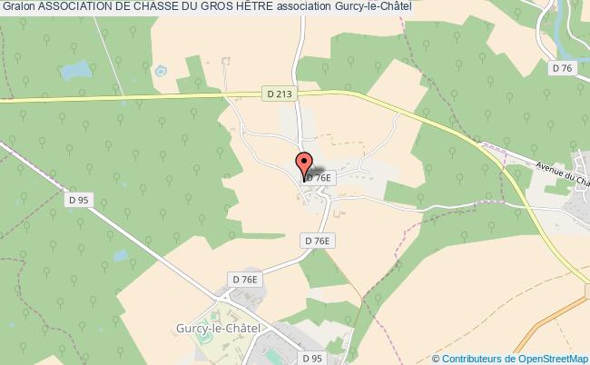 plan association Association De Chasse Du Gros HÊtre Gurcy-le-Châtel