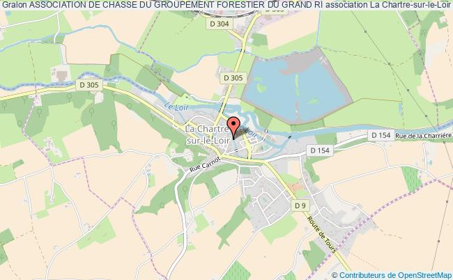 plan association Association De Chasse Du Groupement Forestier Du Grand Ri Chartre-sur-le-Loir