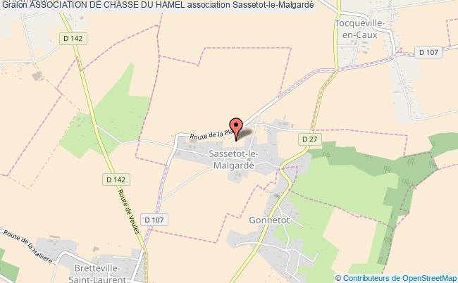 plan association Association De Chasse Du Hamel Sassetot-le-Malgardé