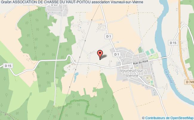 plan association Association De Chasse Du Haut-poitou Vouneuil-sur-Vienne