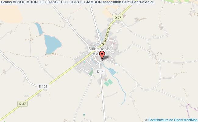 plan association Association De Chasse Du Logis Du Jambon Saint-Denis-d'Anjou