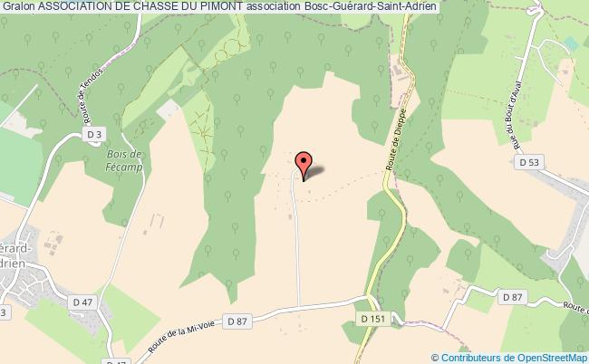 plan association Association De Chasse Du Pimont Bosc-Guérard-Saint-Adrien