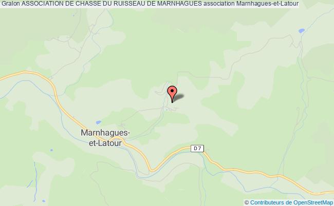plan association Association De Chasse Du Ruisseau De Marnhagues Marnhagues-et-Latour