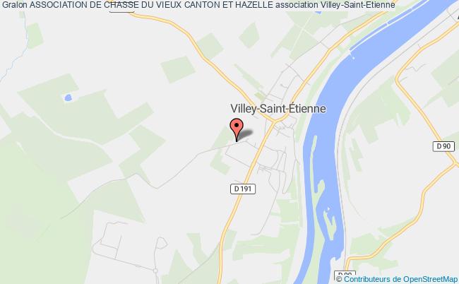 plan association Association De Chasse Du Vieux Canton Et Hazelle Villey-Saint-Étienne