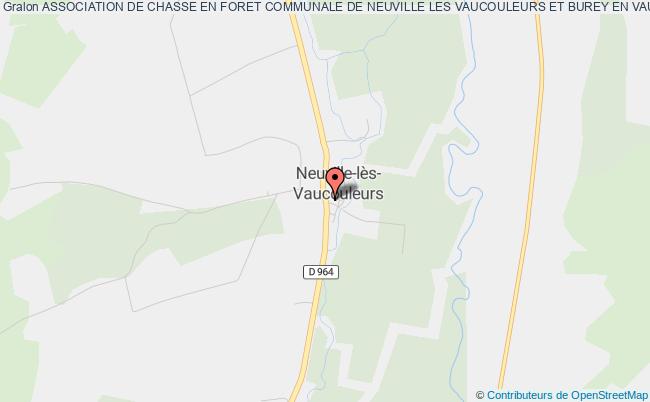 plan association Association De Chasse En Foret Communale De Neuville Les Vaucouleurs Et Burey En Vaux Neuville-lès-Vaucouleurs