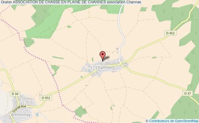 plan association Association De Chasse En Plaine De Channes Channes