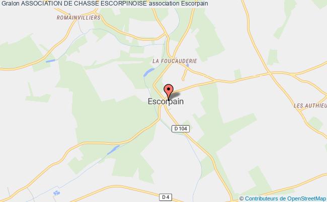 plan association Association De Chasse Escorpinoise Escorpain