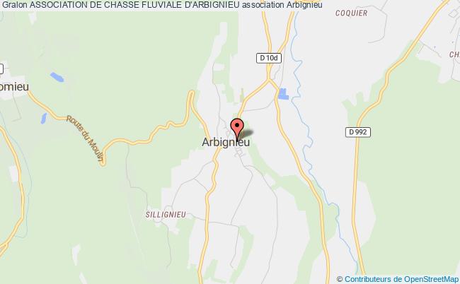 ASSOCIATION DE CHASSE FLUVIALE D'ARBIGNIEU