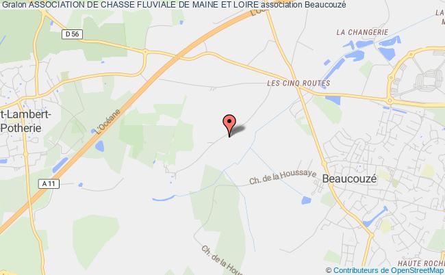 plan association Association De Chasse Fluviale De Maine Et Loire Beaucouzé cedex