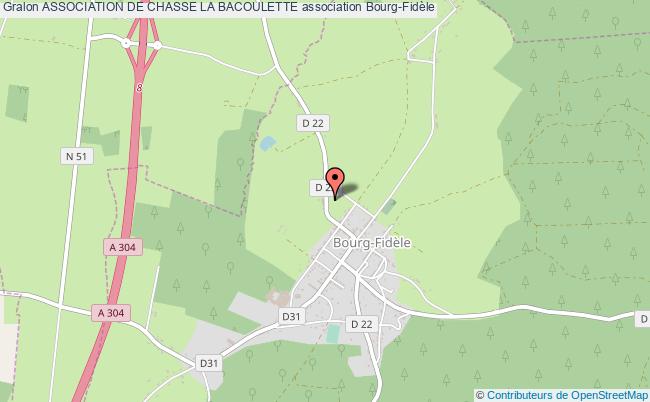 plan association Association De Chasse La Bacoulette Bourg-Fidèle