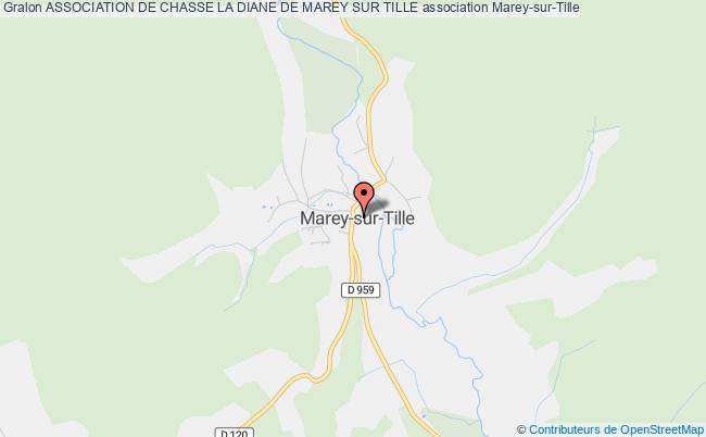 plan association Association De Chasse La Diane De Marey Sur Tille Marey-sur-Tille