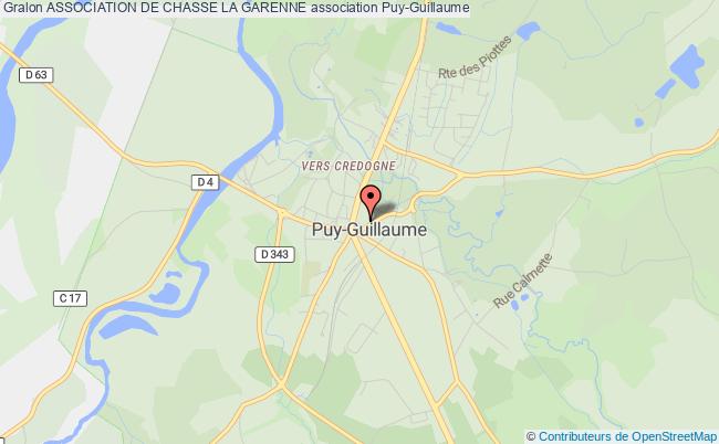 plan association Association De Chasse La Garenne Puy-Guillaume