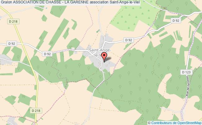 plan association Association De Chasse - La Garenne Saint-Ange-le-Viel