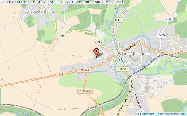 plan association Association De Chasse La Liarde Sainte-Menehould