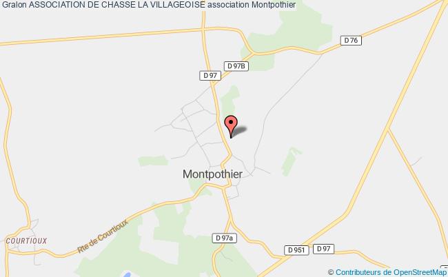 plan association Association De Chasse La Villageoise Montpothier