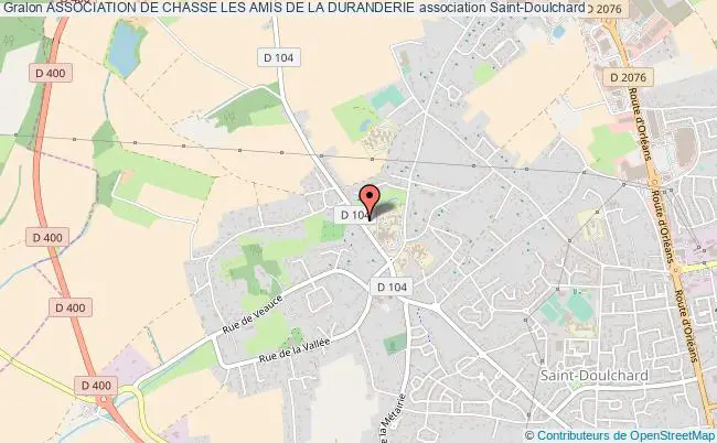 plan association Association De Chasse Les Amis De La Duranderie Saint-Doulchard