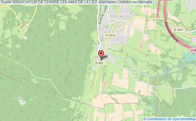 plan association Association De Chasse Les Amis De La Liez Châtillon-en-Michaille