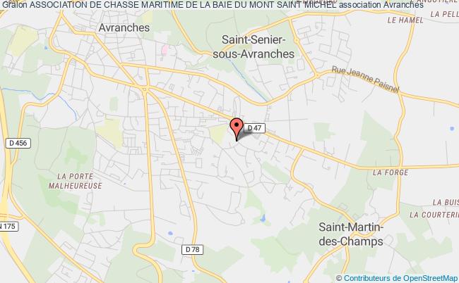 plan association Association De Chasse Maritime De La Baie Du Mont Saint Michel Avranches