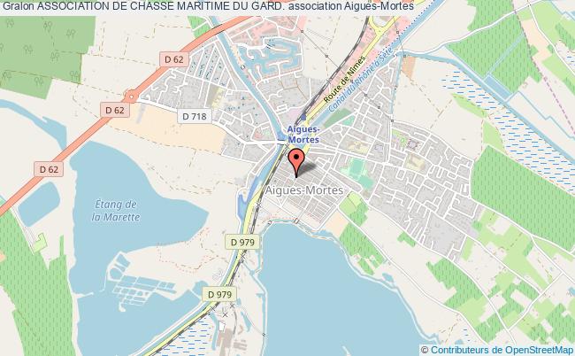 plan association Association De Chasse Maritime Du Gard. Aigues-Mortes