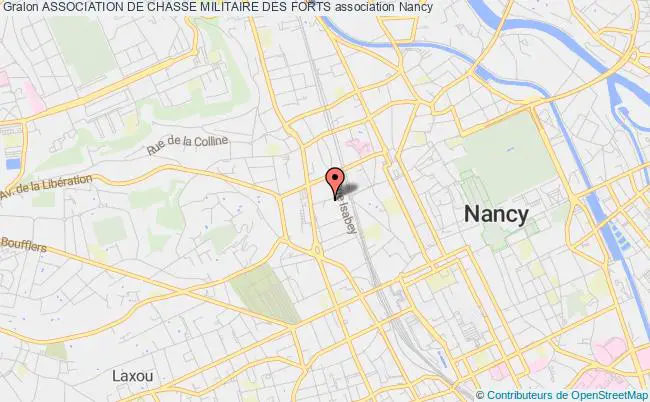 plan association Association De Chasse Militaire Des Forts Nancy
