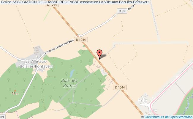 plan association Association De Chasse Regeasse La    Ville-aux-Bois-lès-Pontavert
