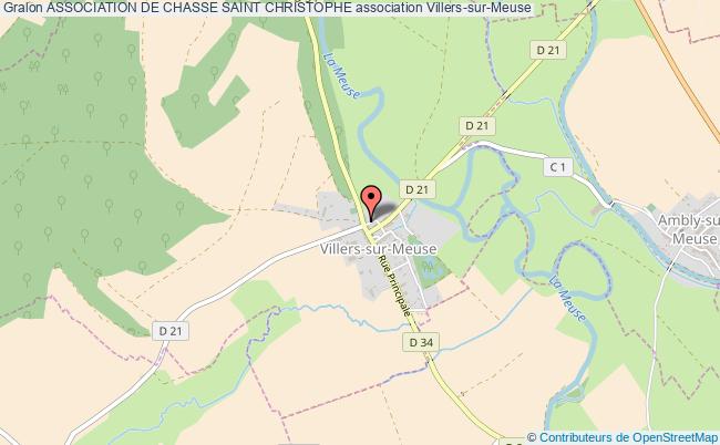plan association Association De Chasse Saint Christophe Villers-sur-Meuse
