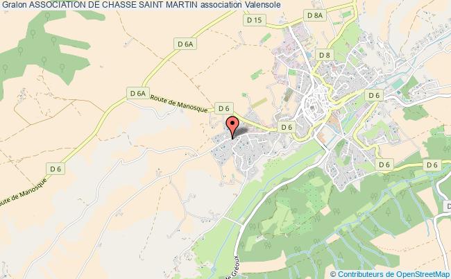 plan association Association De Chasse Saint Martin Valensole