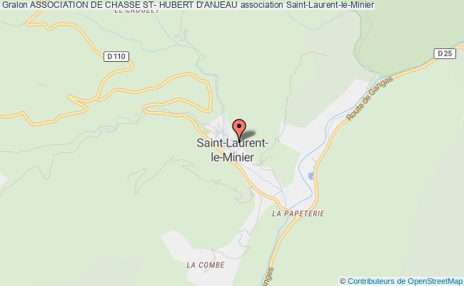 plan association Association De Chasse St- Hubert D'anjeau Saint-Laurent-le-Minier