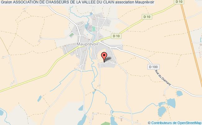 plan association Association De Chasseurs De La Vallee Du Clain Mauprévoir