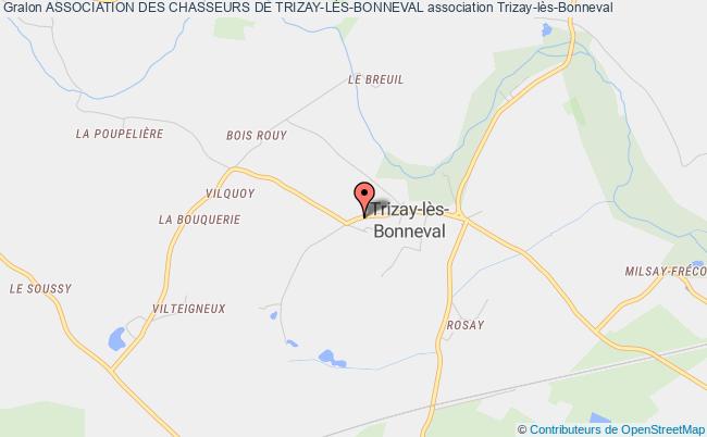 plan association Association De Chasseurs De Trizay-lÈs-bonneval Trizay-lès-Bonneval