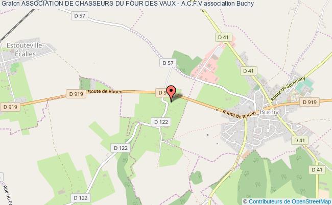 plan association Association De Chasseurs Du Four Des Vaux - A.c.f.v Buchy