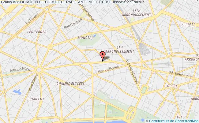 plan association Association De ChimiothÉrapie Anti Infectieuse Paris 8e