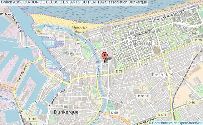 plan association Association De Clubs D'enfants Du Plat Pays Dunkerque