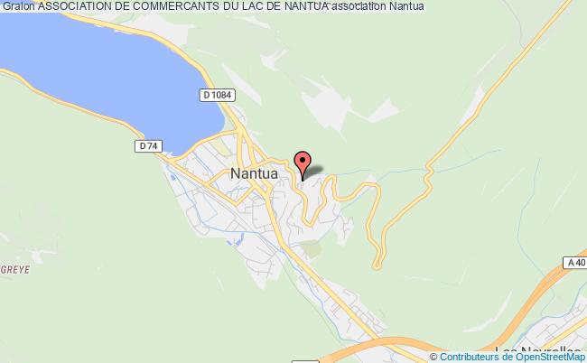 plan association Association De Commercants Du Lac De Nantua Nantua