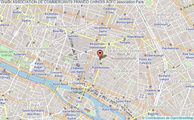 plan association Association De Commercants Franco Chinois Acfc Paris