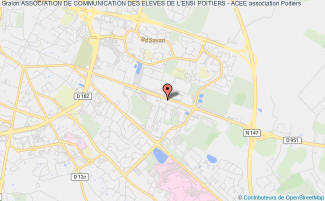 plan association Association De Communication Des Eleves De L'ensi Poitiers - Acee Poitiers