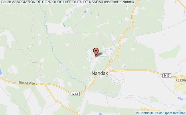 plan association Association De Concours Hippiques De Nandax Nandax